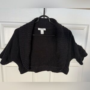 White House Black Market Black Knit Shrug